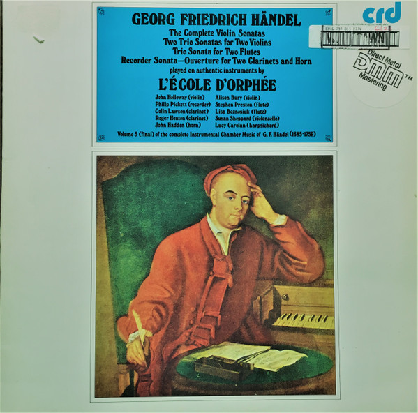 Album herunterladen L'École D'Orphée - Georg Friedrich Händel