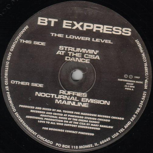 B.T. Express – The Lower Level (1997, Vinyl) - Discogs