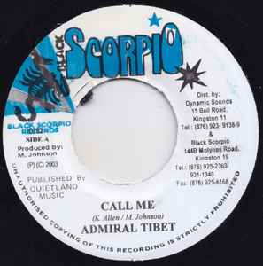 Admiral Tibet - Call Me album cover