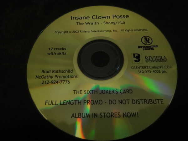 Insane Clown Posse – The Wraith - Shangri-La (2002, Vinyl) - Discogs