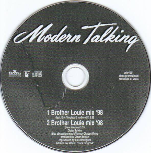 forhistorisk højdepunkt udstødning Modern Talking – Brother Louie Mix '98 (1998, CD) - Discogs