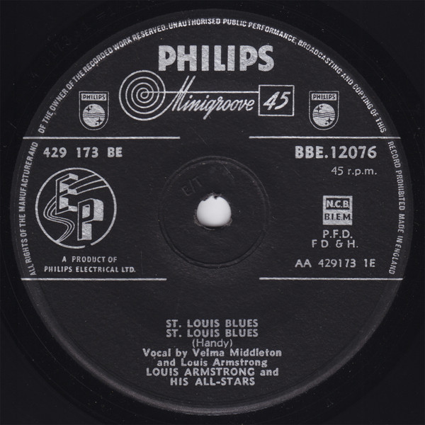 télécharger l'album Louis Armstrong And His AllStars - St Louis Blues