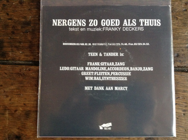 descargar álbum Teen En Tander - Nergens Zo Goed Als Thuis