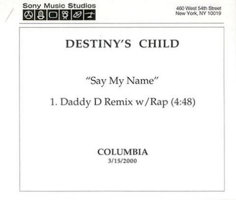 Destiny's Child - Say My Name | Releases | Discogs