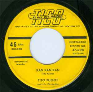 Tito Puente And His Orchestra - Ran Kan Kan / Happy Heart album cover