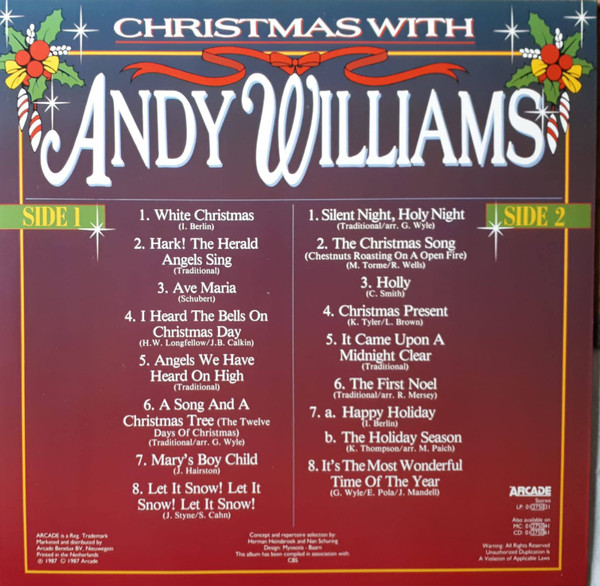 baixar álbum Andy Williams - Christmas With Andy Williams
