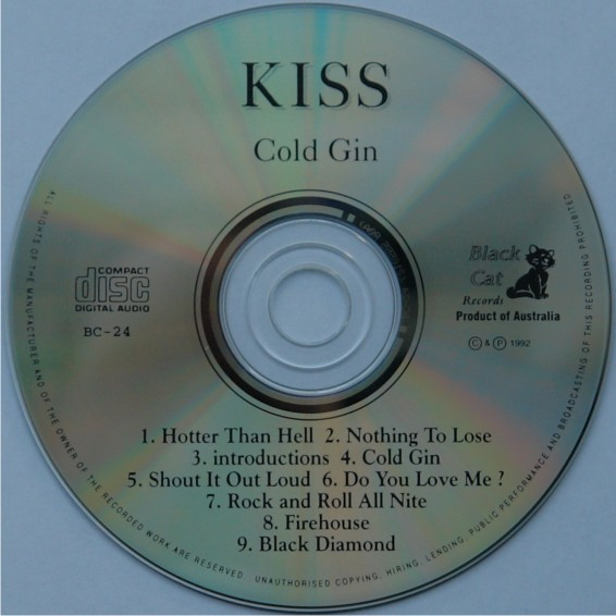 télécharger l'album Kiss - Cold Gin