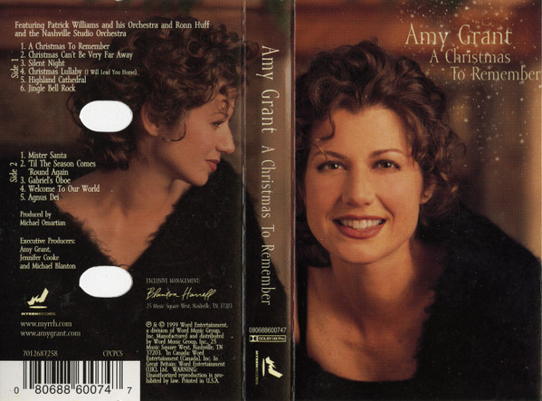Amy Grant – A Christmas To Remember (1999, Dolby HX Pro, Cassette) - Discogs