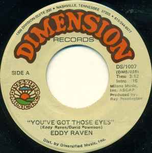 Eddy Raven - You've Got Those Eyes / Fais Do Do album cover