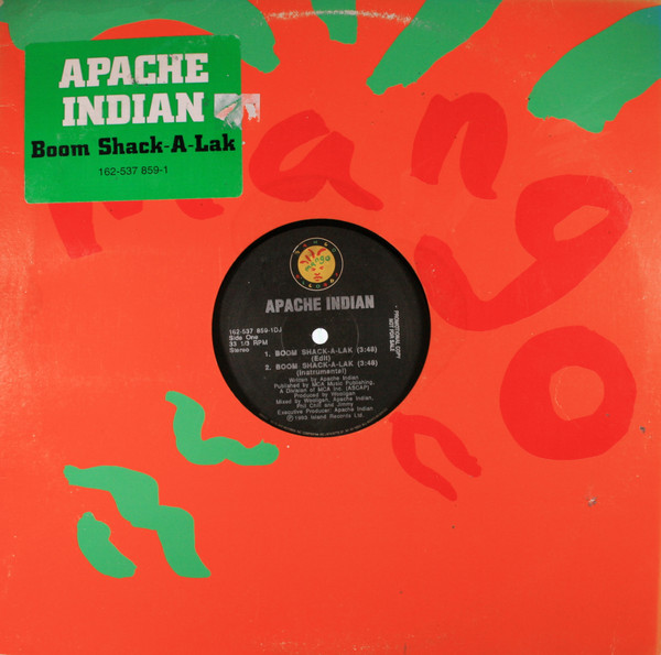 Apache Indian – Boom Shack-A-Lak (1993, Vinyl) - Discogs