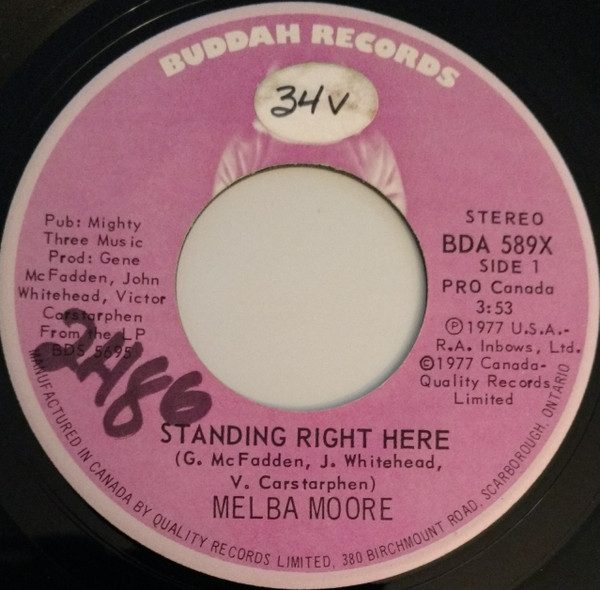 Melba Moore – Standing Right Here (1977, Vinyl) - Discogs