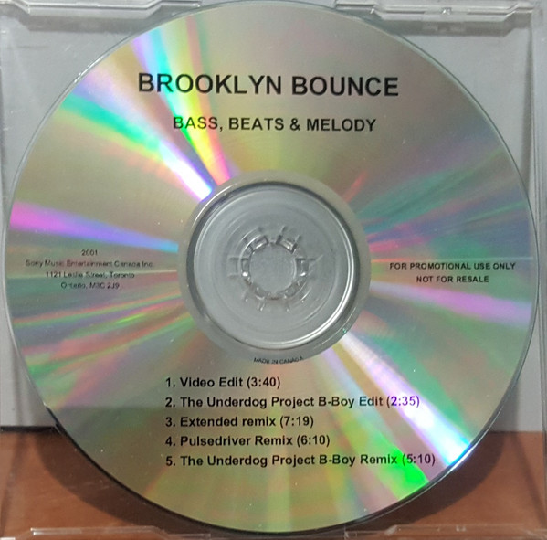 Bounce – Bass, Beats Melody CDr) -