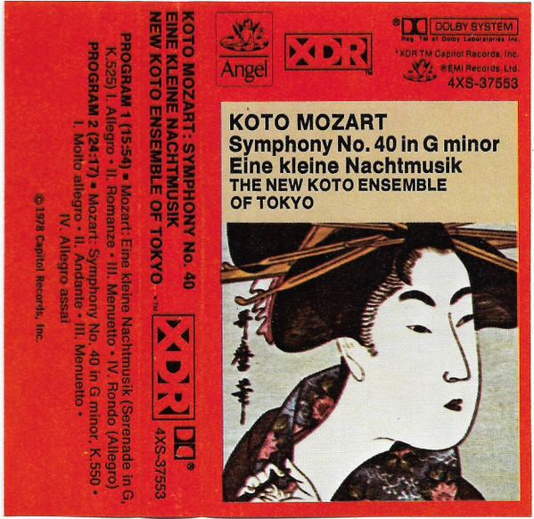 Mozart, The New Koto Ensemble Of Tokyo – Koto Mozart