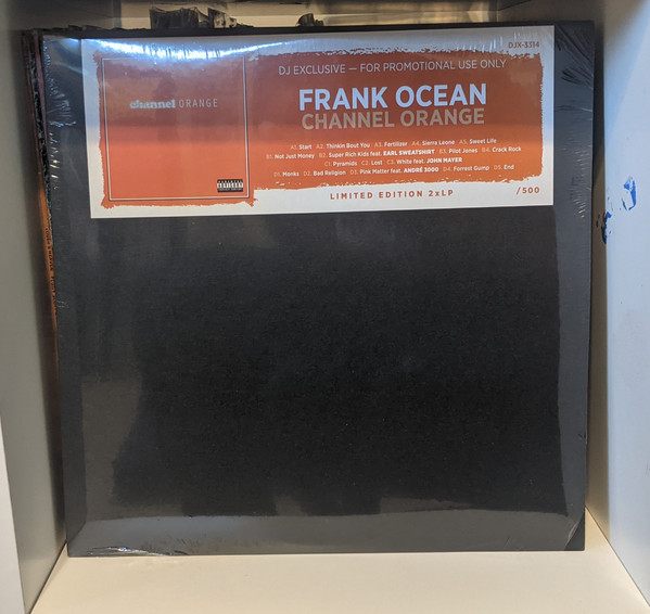  Frank Ocean Channel Orange Limited Edition Promo Record  DJX-3314 Orange Vinyl - auction details