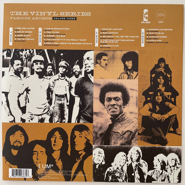 Various - The Vinyl Series Volume Three | Island Records (B0033544-01) - 2