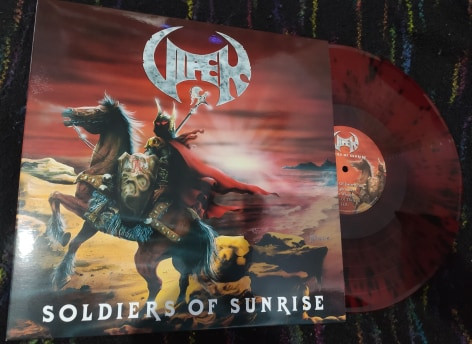 Viper – Soldiers Of Sunrise (2019, Red / Black Splatter, Vinyl