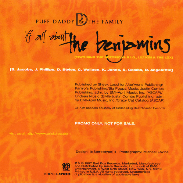 ladda ner album Puff Daddy & The Family Featuring The Notorious BIG, Lil' Kim & The Lox - Its All About The Benjamins