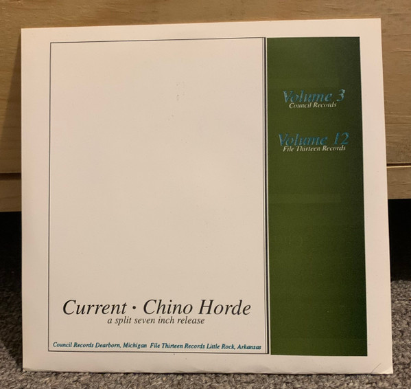 Current / Chino Horde – Current / Chino Horde (1994, Vinyl) - Discogs