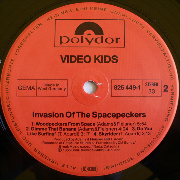 Video Kids - The Invasion Of The Spacepeckers | Polydor (825 449-1) - 4