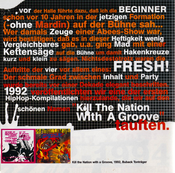 last ned album Absolute Beginner - The Early Years 1992 1994 Wir Waren Jung Und Brauchten Kein Geld