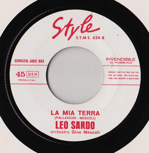 last ned album The Bad Boys Leo Sardo - Che Vita La Mia La Mia Terra