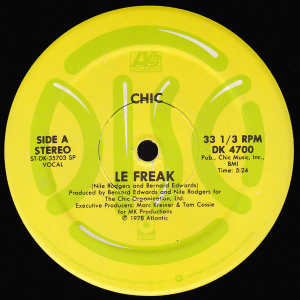 Le Freak C'est Chic Art Print French Typography A6 -  Hong Kong