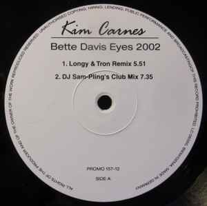 Portada de album Kim Carnes - Bette Davis Eyes 2002
