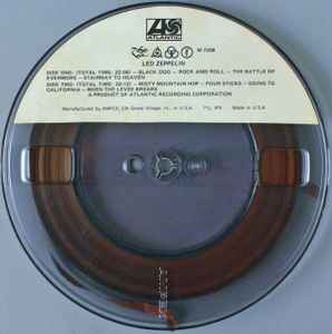  LED ZEPPELIN II 'THE ONLY WAY TO FLY' RARE REEL TAPE