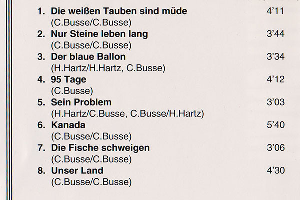 last ned album Hans Hartz - Die Weißen Tauben Sind Müde