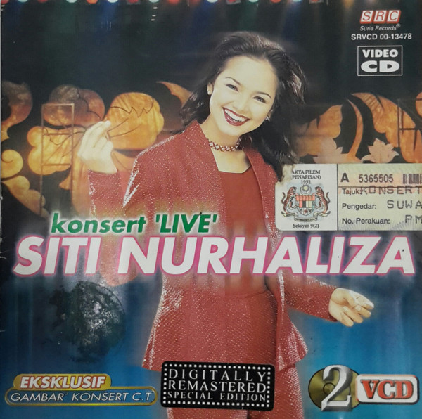 珍しい CD/ Live In Concert 2004 Siti Nurhaliza シティヌルハリザ 