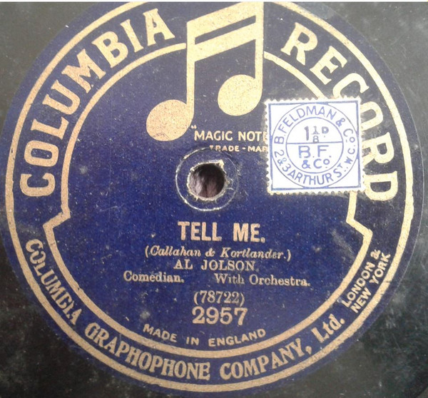 Album herunterladen Al Jolson Billy Murray - Tell Me And Hed Say Oo La La Wee Wee