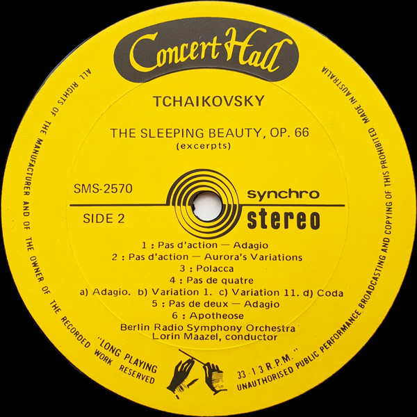 Album herunterladen Tchaikovsky, RadioSymphonieOrchester Berlin, Lorin Maazel - The Sleeping Beauty