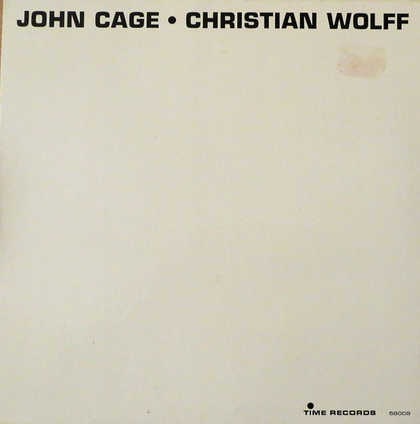 LPレコードJohn Cage Christian Wolff US 現代音楽-