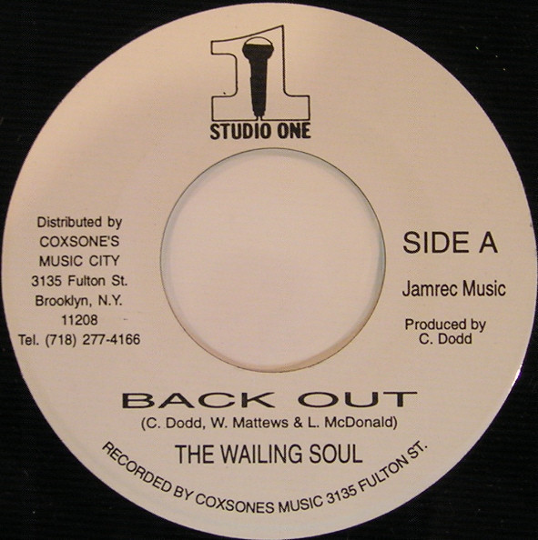 Wailing Souls – Back Out (Vinyl) - Discogs