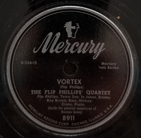 The Flip Phillips' Quartet – Drowsy / Vortex (1950, Shellac) - Discogs