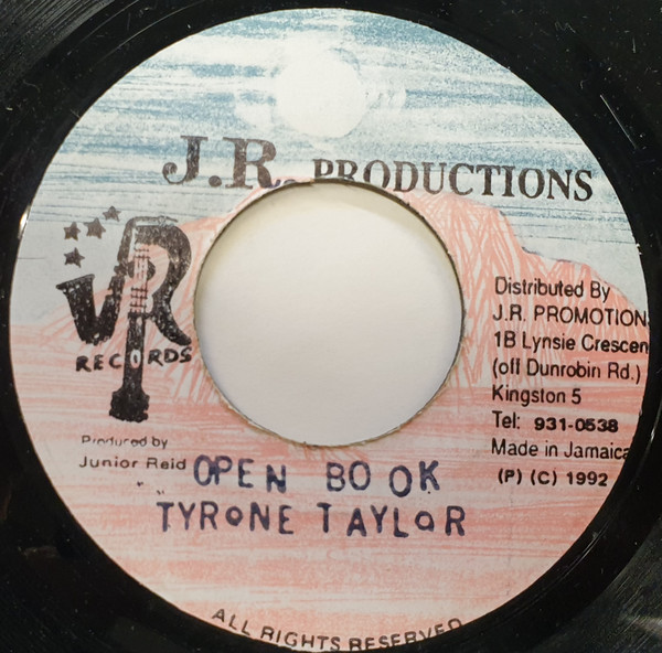 OPEN BOOK - Tyrone Taylor [B11535] - £3.00 : Reggae Record Shop