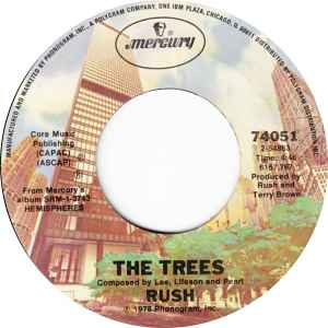 Rush - The Trees album cover