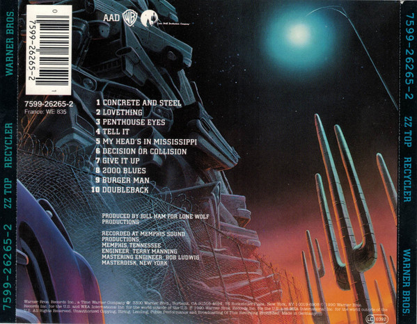 ZZ Top – Recycler (1990, CD) - Discogs