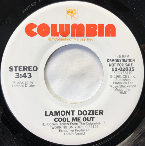 Lamont Dozier – Cool Me Out (1981, Vinyl) - Discogs