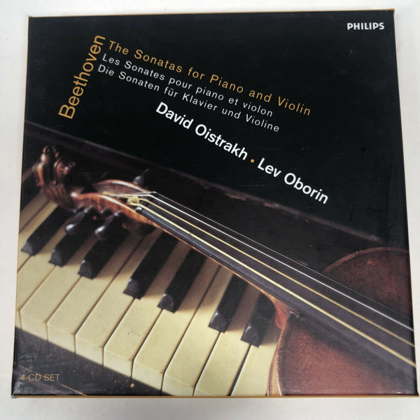 Beethoven, David Oistrakh, Lev Oborin – The Sonatas For Piano And Violin = Les Sonates Pour Et Violon = Die Sonaten Für Klavier Und Violine (2001, Clamshell Case, Box Set) - Discogs