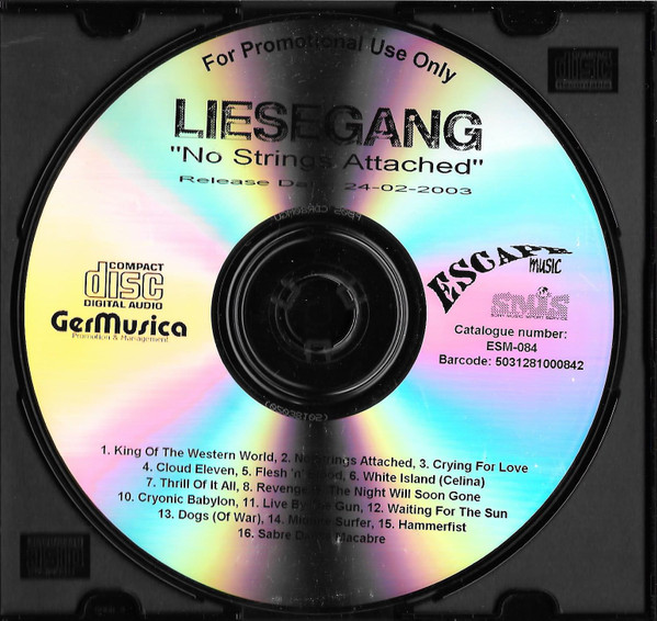 Liesegang – No Strings Attached (1996, CD) - Discogs