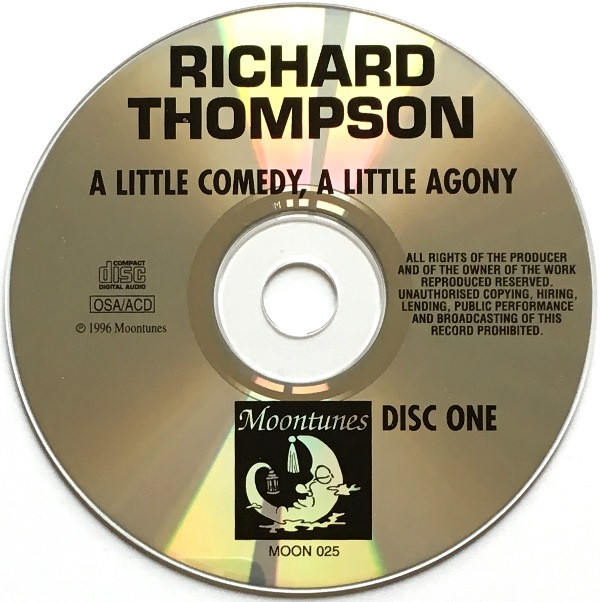lataa albumi Richard Thompson - A little comedy A little Agony