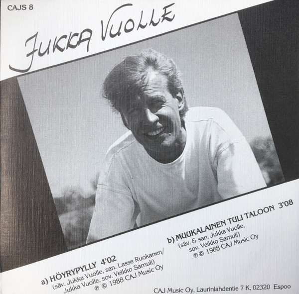 Jukka Vuolle – Höyrypylly / Muukalainen Tuli Taloon (1988, Vinyl) - Discogs