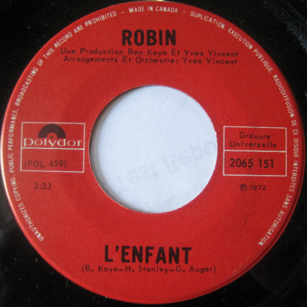 télécharger l'album Robin - LEnfant