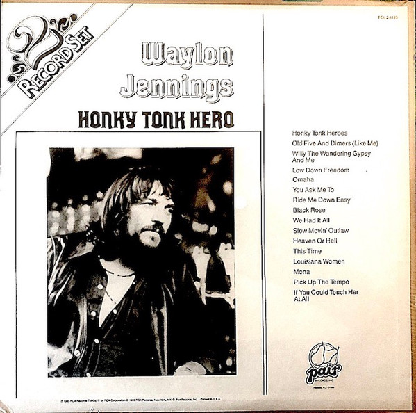 descargar álbum Waylon Jennings - Honky Tonk Hero