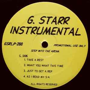 G. Starr – Step In The Arena (Instrumental) (Vinyl) - Discogs