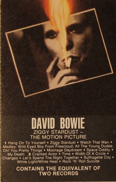 David Bowie – Ziggy Stardust - The Motion Picture (1983, Cassette ...