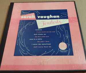 Sarah Vaughan - Tenderly album cover