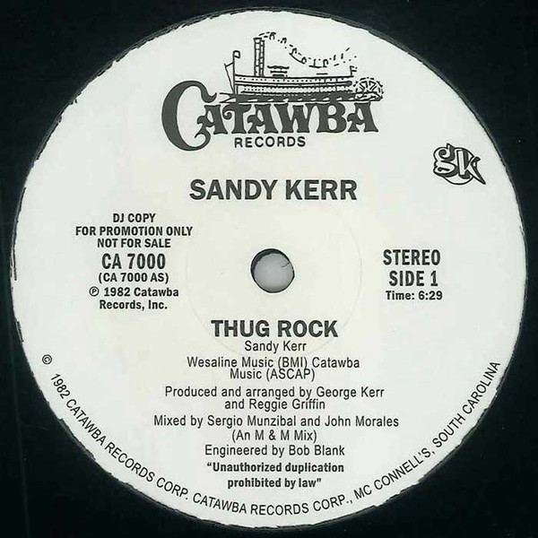 Sandy Kerr – Thug Rock (1982, Vinyl) - Discogs