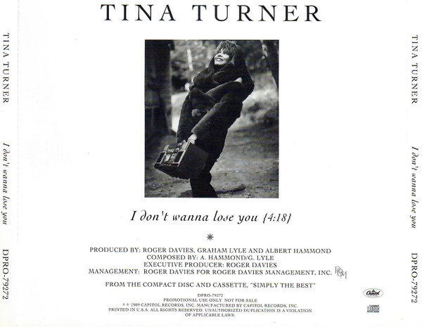 Tina Turner - I Don't Wanna Lose You (Official Music Video) 